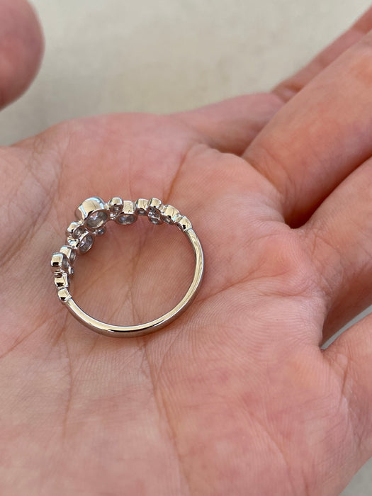 Vintage Platinum 950 Natural Diamond Bezel-Set Ring | 0.78 CTW | Size 6.25