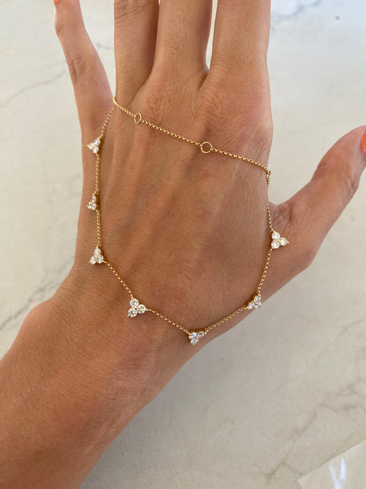 14K Gold 1.6 Carat Lab-Grown Diamond Station Necklace
