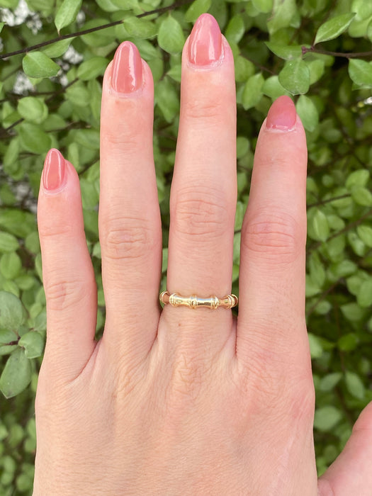 14k bamboo ring