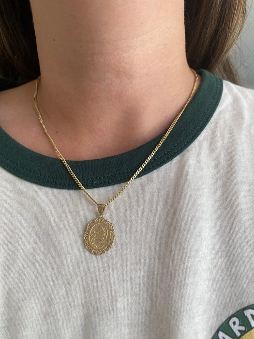14K Gold Zodiac Charm