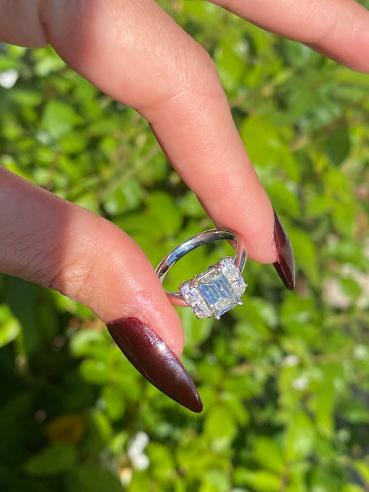 Vintage Platinum 900 Natural Diamond Ring – 2.14 TCW