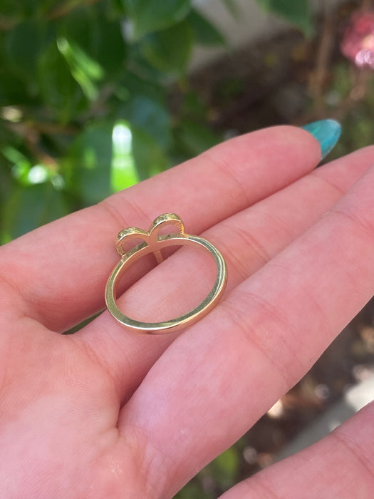 14k Aries zodiac ring size 6