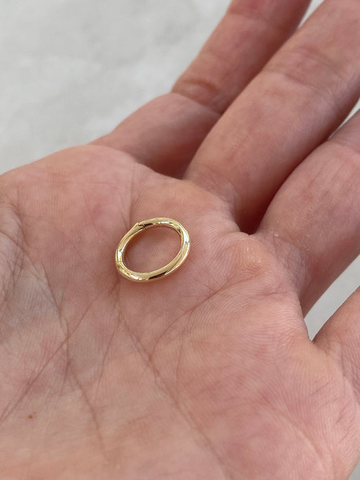 14K Gold Connector Charm