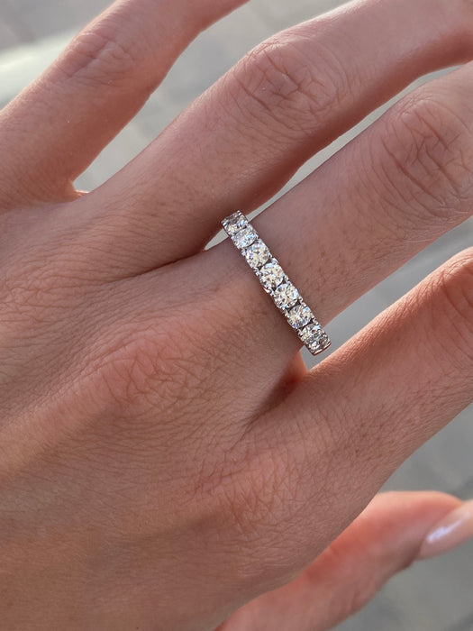 14K White Gold 1.1 Carat Lab Diamond Ring