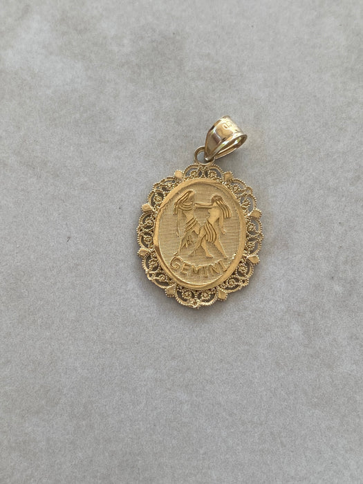 14K Gold Zodiac Charm