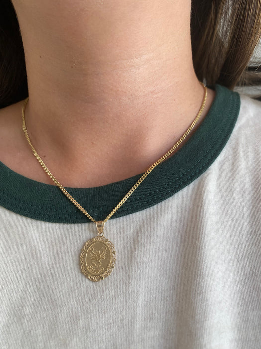 14K Gold Zodiac Charm
