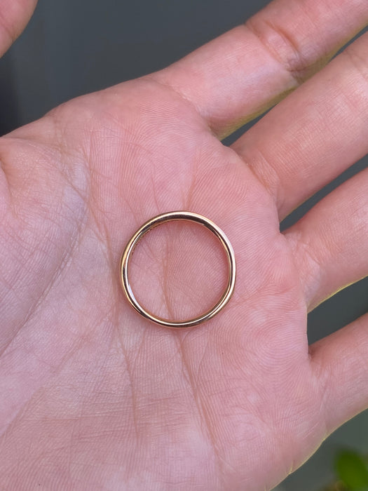 18k rose gold princess cut diamond ring size 6.25