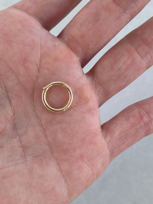 14K Gold Connector Charm