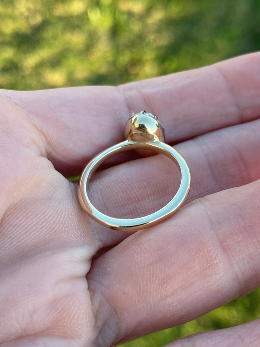 14k 1.6 carat lab Diamond ring size 6