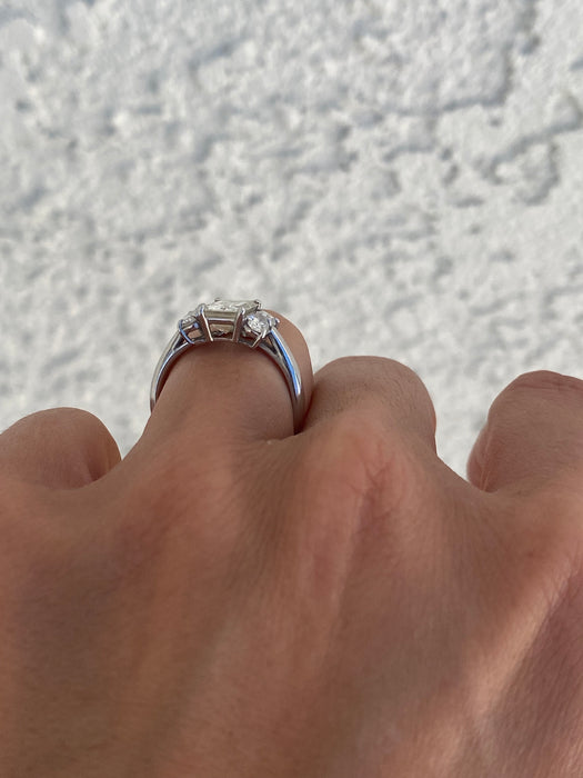 Vintage Platinum 900 Natural Diamond Ring – 2.14 TCW