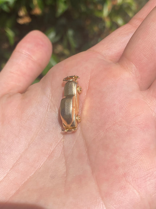 14k car charm pendant