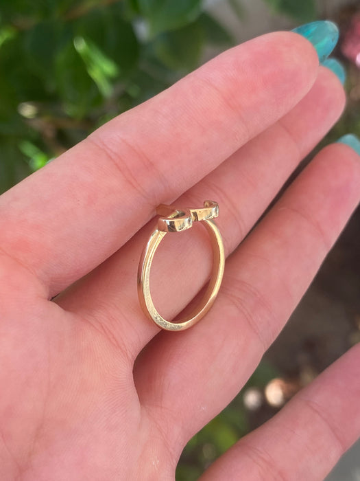 14k Aries zodiac ring size 6