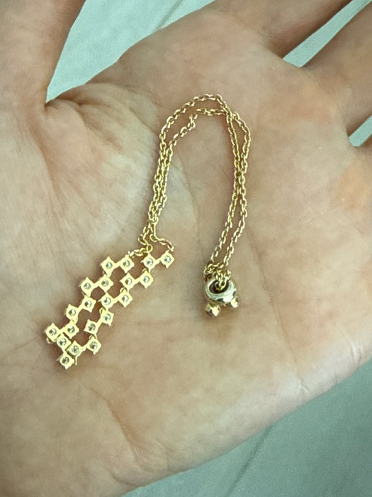 10K Gold Bolo Pull Bracelet with 1 Carat Natural Diamonds