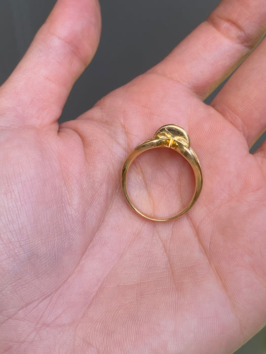 18k diamond baguette ring size 8