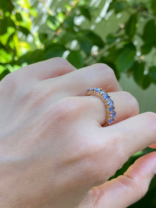 14k pear iolite ring size 6.5