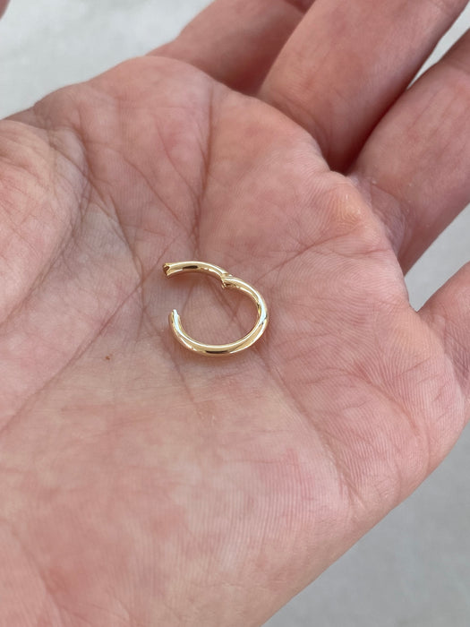 14K Gold Connector Charm