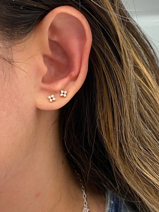 14K Lab Diamond Stud Earrings