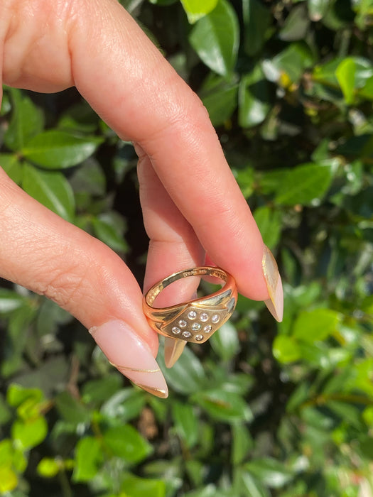 14k diamond ring size 6.75