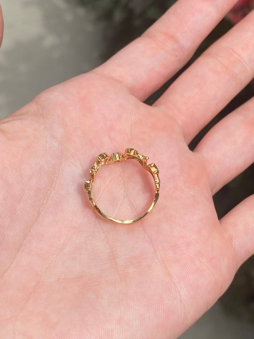 Custom preorder 14k dancing kitty cat ring