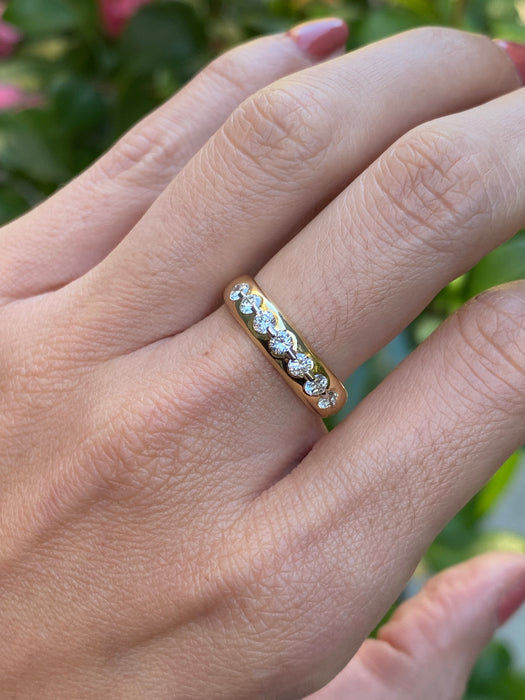 18k / platinum diamond ring size 7