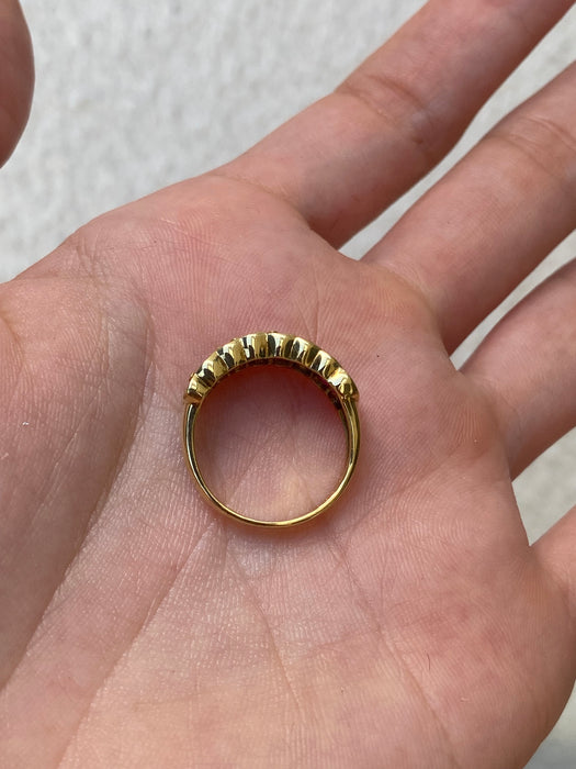 18k ruby diamond ring size 5.75