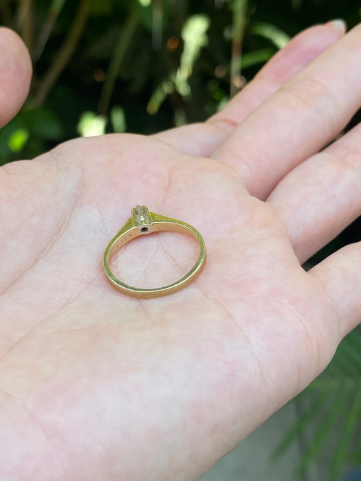 14k diamond ring size 5