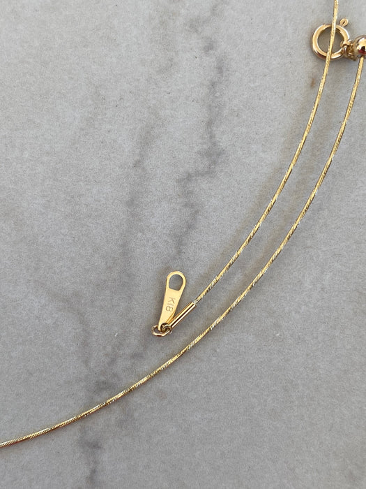 18K Gold Spiral Collar Necklace with Removable Lab Diamond Pendant