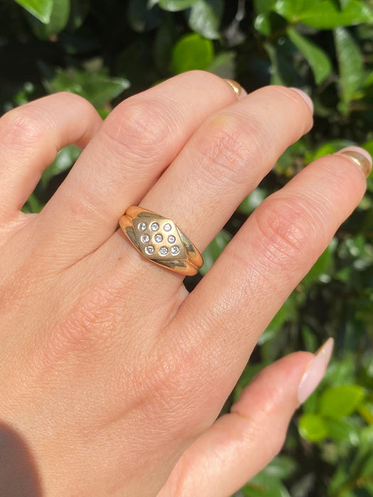 14k diamond ring size 6.75