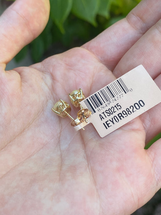 14k opal stud earrings by effy