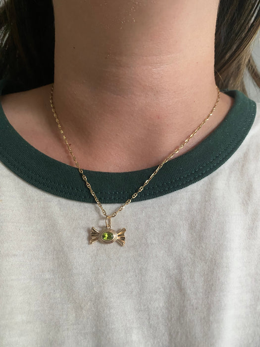 14K Triple Bezel Candy Charm