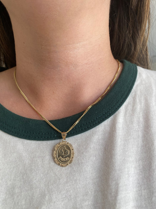 14K Gold Zodiac Charm