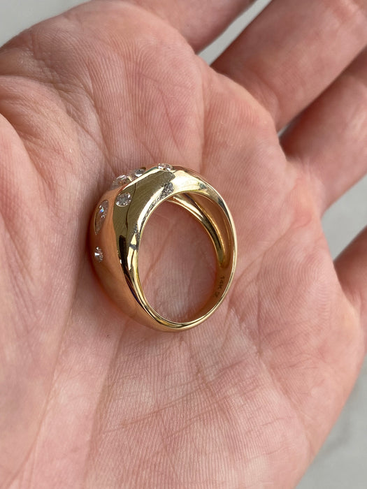 14K Gold 1.4 TCW Lab Diamond Ring Size 7