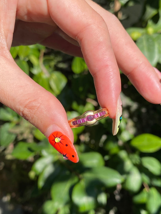 18k ruby ring size 7.25