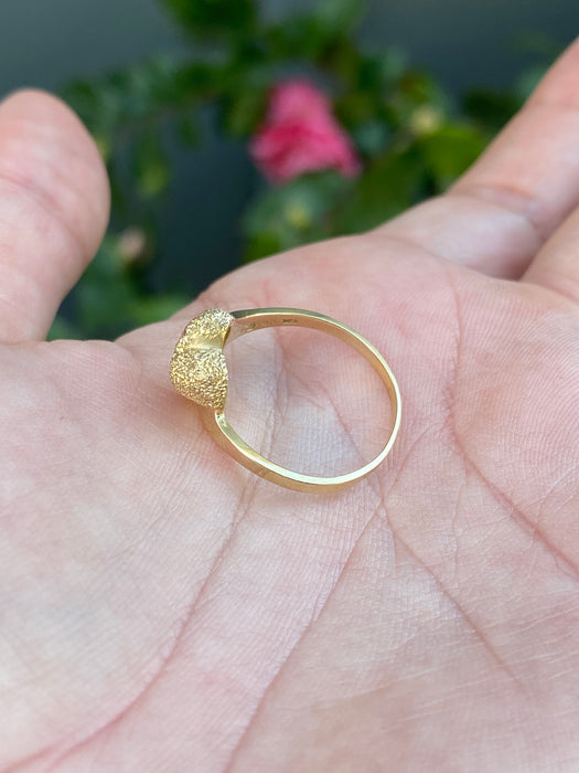 14k heart ring size 7