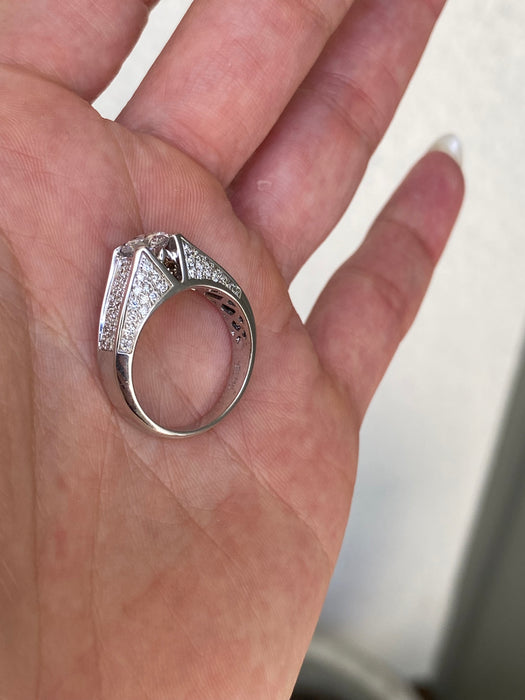 14K White Gold 1.5ct Natural Diamond Ring