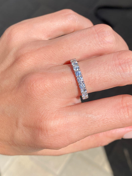 14K White Gold 1.1 Carat Lab Diamond Ring