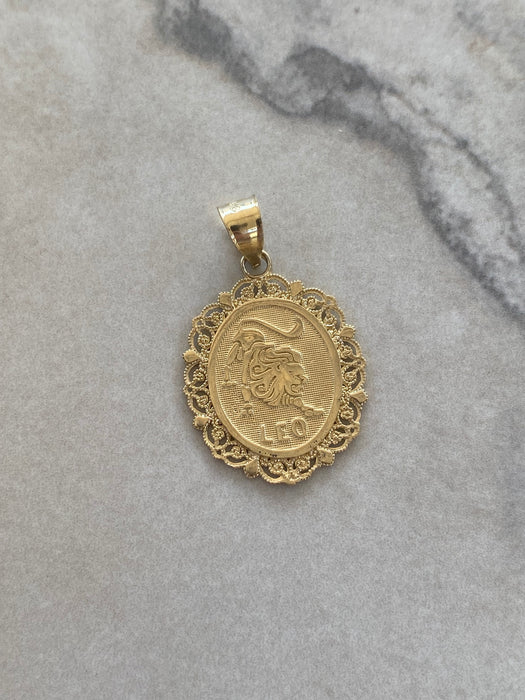 14K Gold Zodiac Charm