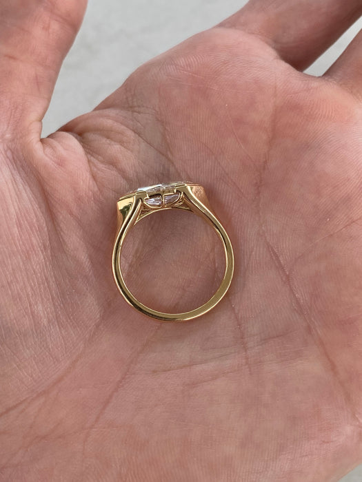 14K Gold 1.62 CT Marquise Cut Lab Diamond Ring IGI Certified