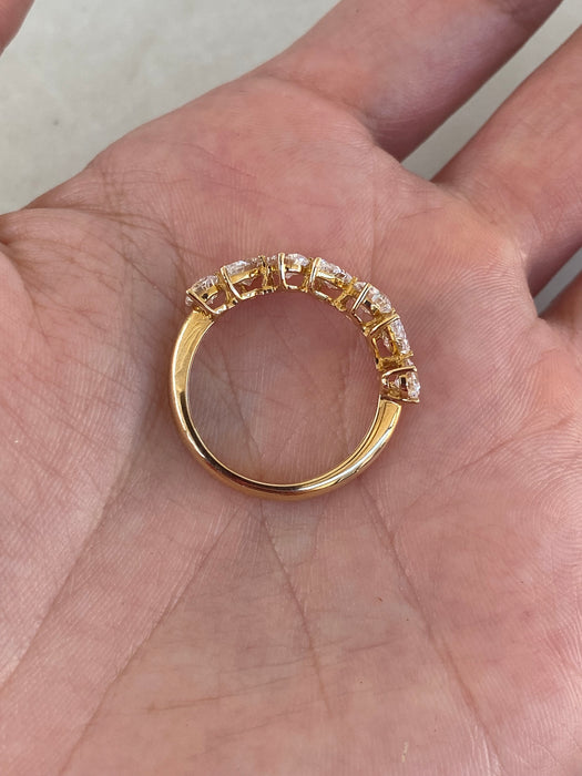 14K Gold 1.70 Carat Pear Lab Diamond Ring