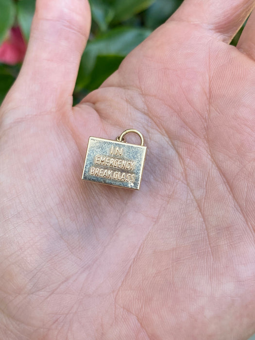 14k mad money dollar charm