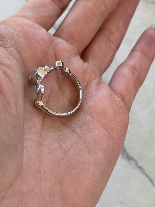 Vintage Platinum 900 Natural Diamond Constellation Ring – 0.97 TCW
