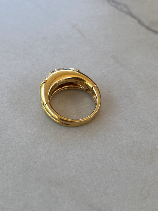 Vintage 18K Gold Convertible Diamond Ring – Hidden Diamond Reveal