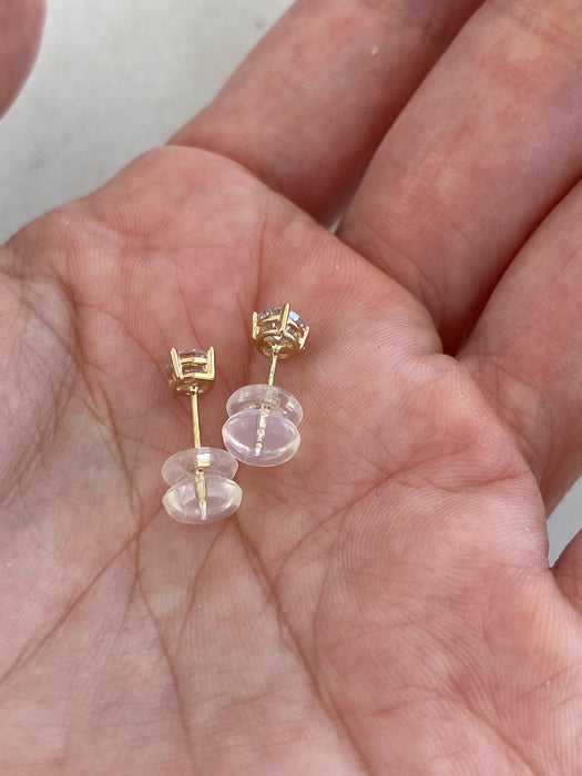 14K Gold 0.5 Carat Lab Diamond Stud Earrings