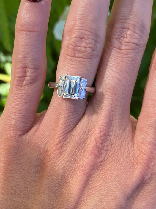 Vintage Platinum 900 Natural Diamond Ring – 2.14 TCW