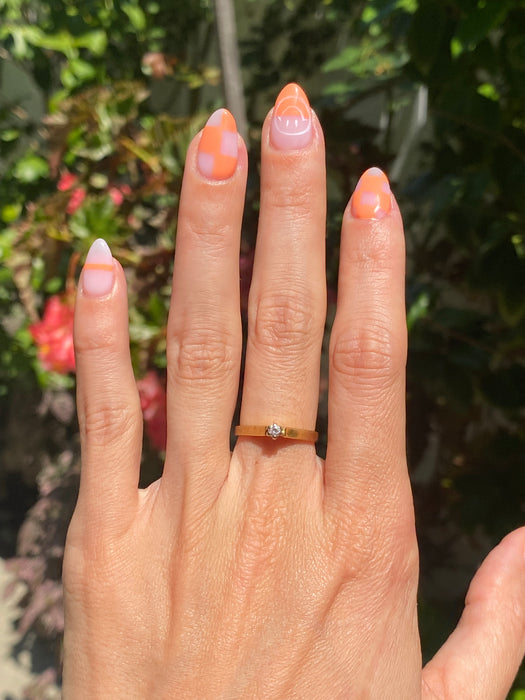 14k diamond ring size 5