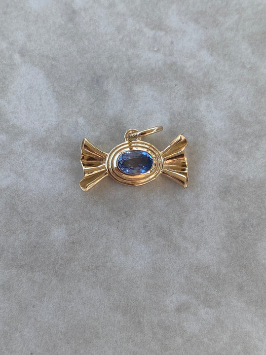 14K Triple Bezel Candy Charm