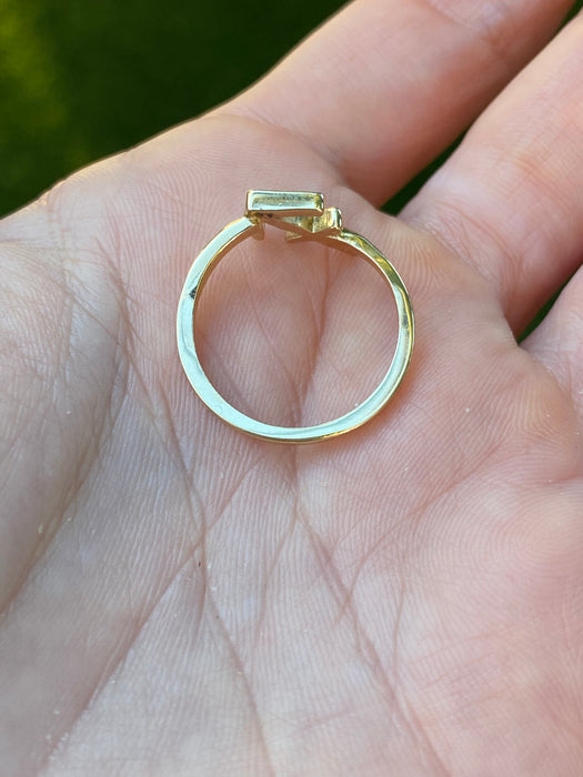 14k Sagittarius ♐️ zodiac ring size 6.25