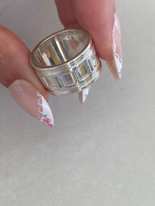 Vintage Tiffany & Co. Atlas Ring in Sterling Silver | Size 7 | 1995