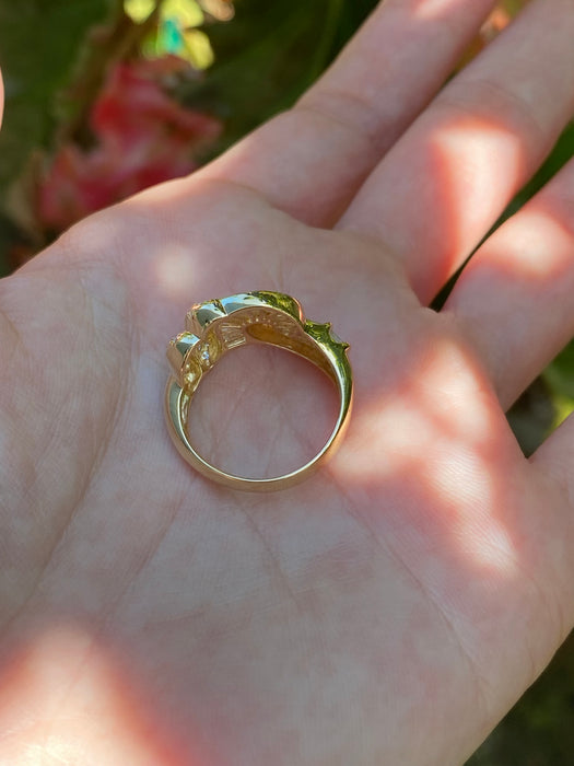 18k 1.21 tcw baguette diamond ring size 6.5