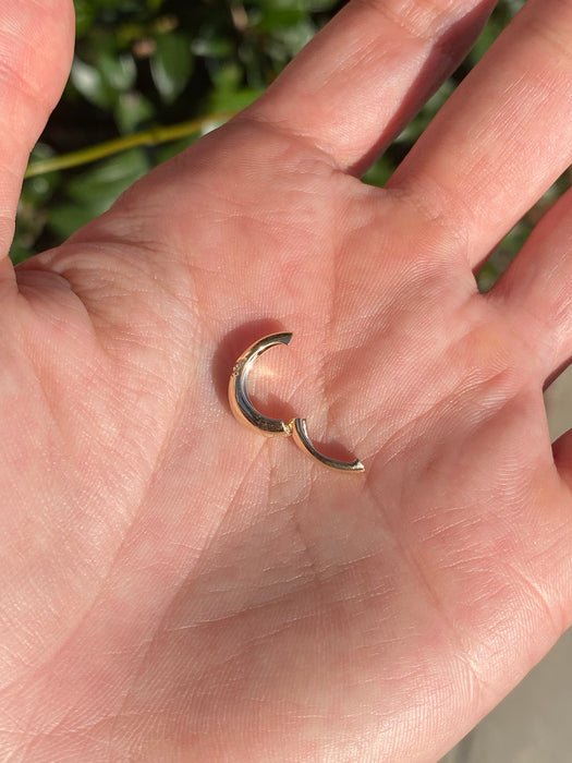 14k diamond ear cuff earring